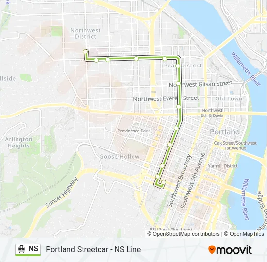 NS Streetcar Line Map