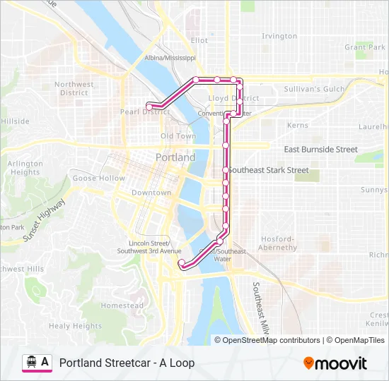A Streetcar Line Map