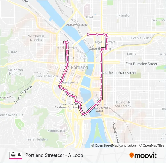 A Streetcar Line Map