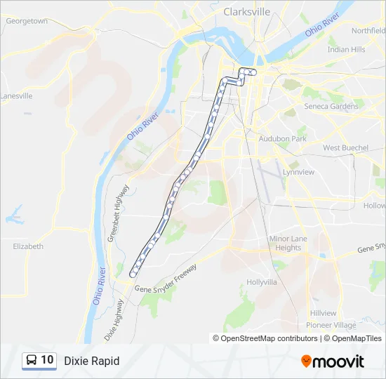 10 Bus Line Map