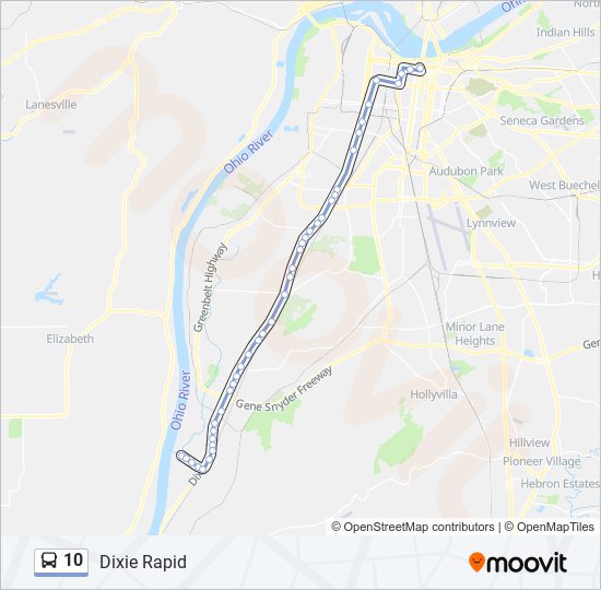 10 bus Line Map