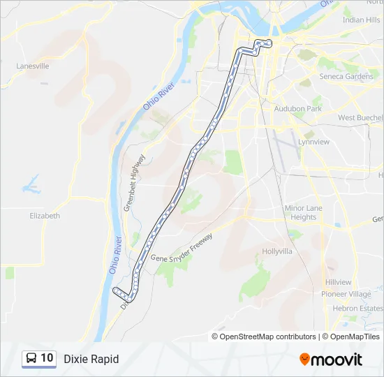 10 Bus Line Map