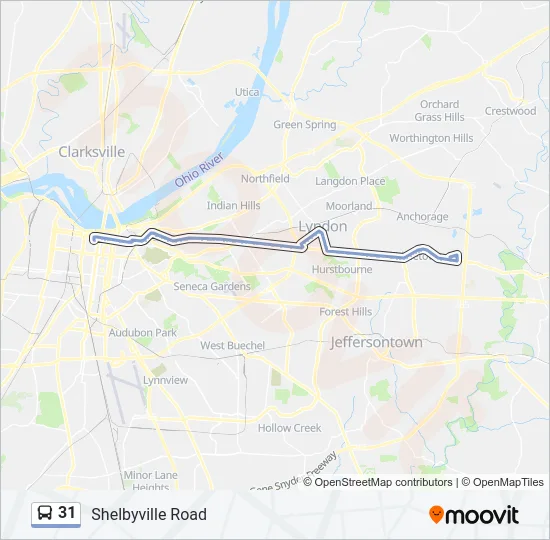 31 Bus Line Map