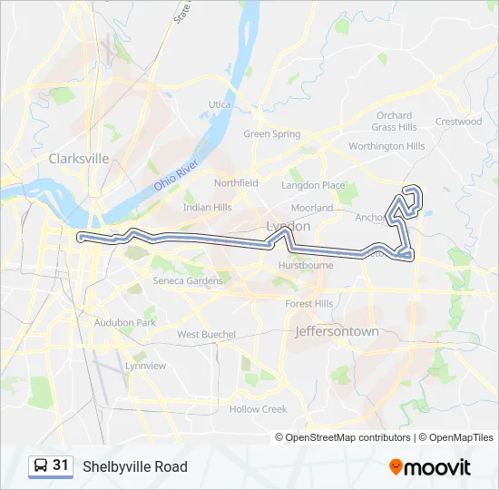 31 Bus Line Map