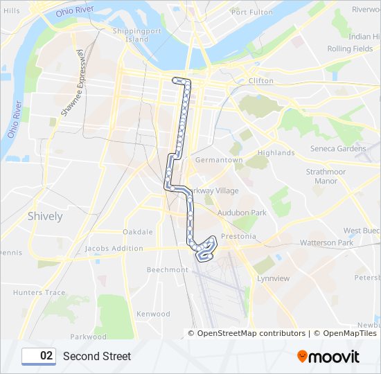 Mapa de 02 de autobús