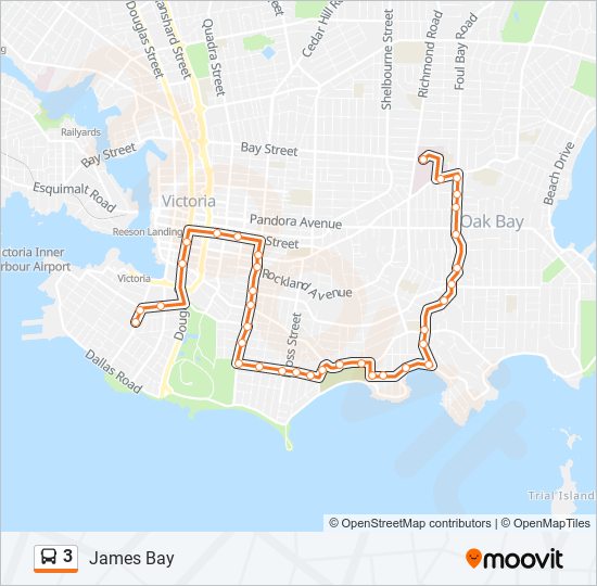 3 bus Line Map