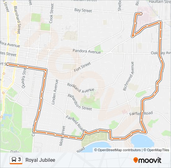 3 bus Line Map