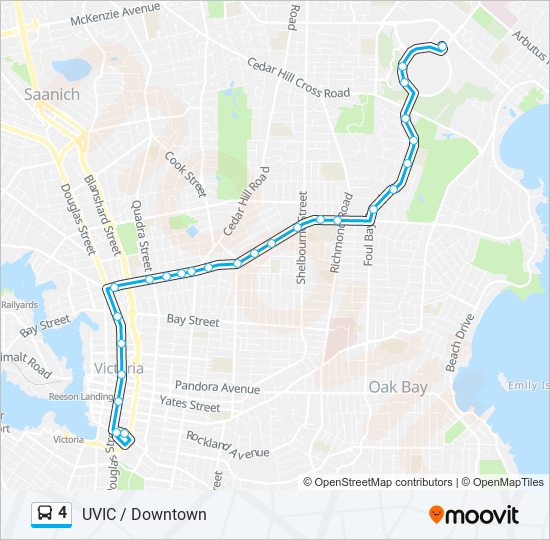 4 Route: Schedules, Stops & Maps - Downtown (Updated)
