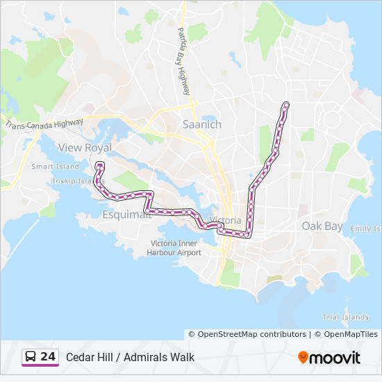 Bus 24 Route Map 24 Route: Schedules, Stops & Maps - Downtown Only (Updated)