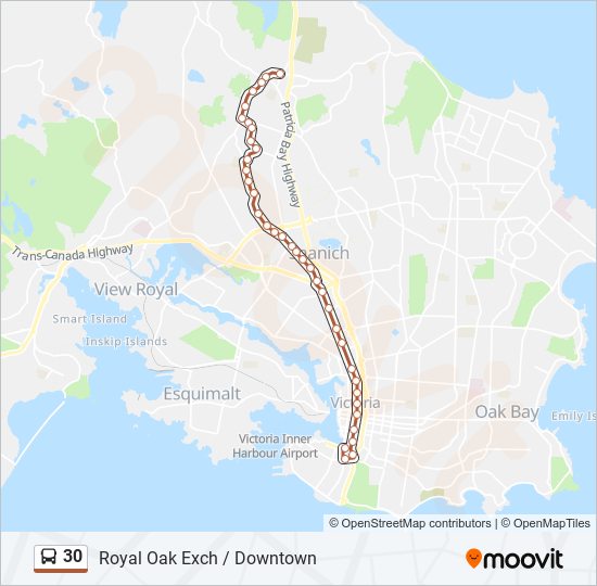 30 Route: Schedules, Stops & Maps - Royal Oak Exch - via Carey (Updated)