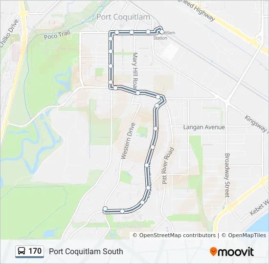 Port Coquitlam Map Pdf 170 Route: Schedules, Stops & Maps - Port Coquitlam South (Updated)
