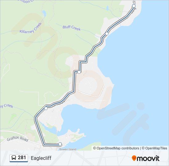 281 Bus Route Map 281 Route: Schedules, Stops & Maps - Eaglecliff (Updated)