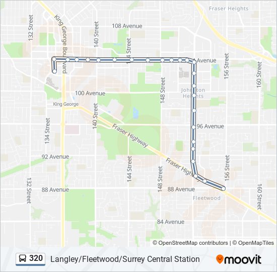 320 Route: Schedules, Stops & Maps - Fleetwood (Updated)