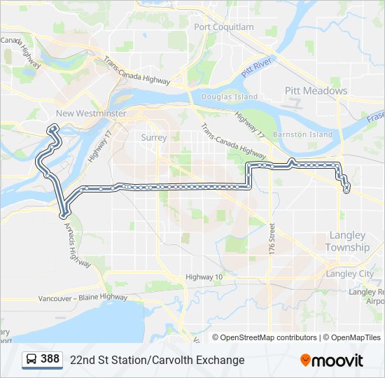 388 Route: Schedules, Stops & Maps - Carvolth Exchange (Updated)