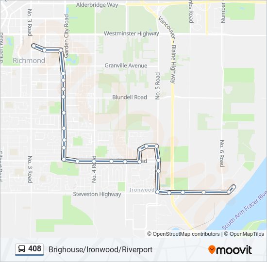 408 Bus Schedule 2025