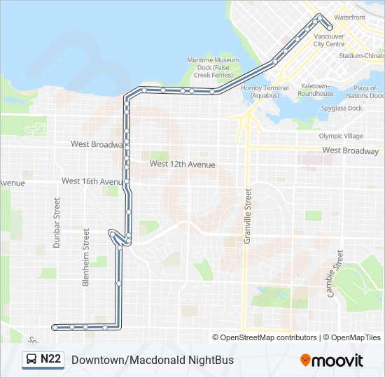 N22 Bus Route _ Bus-line N22: Schedule, Stops & Disruptions – NRCEH