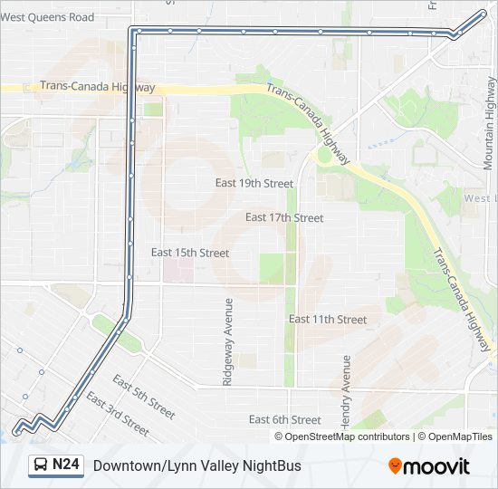 N24 Bus Schedule 2022 N24 Route: Schedules, Stops & Maps - Lynn Valley Nightbus (Updated)