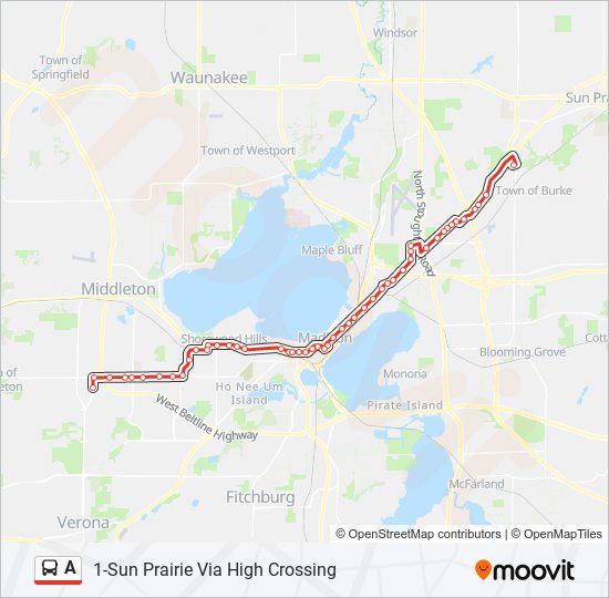 A bus Line Map