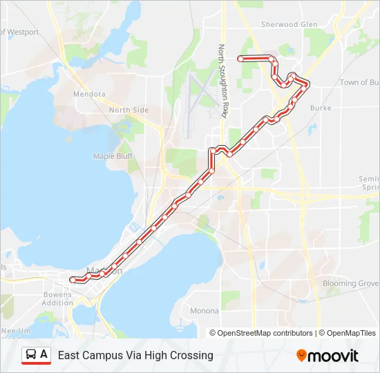 A Bus Line Map