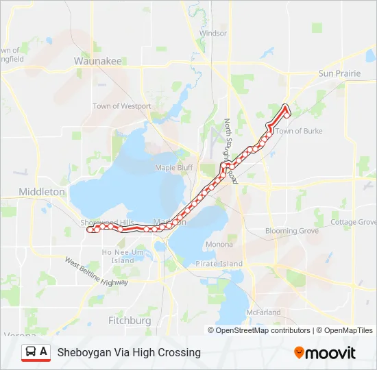 A Bus Line Map