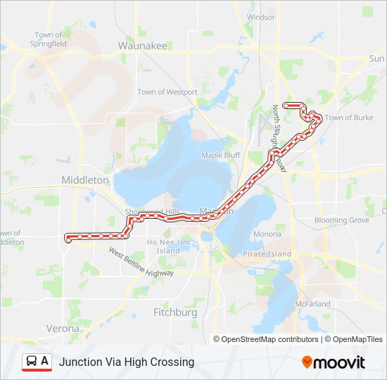 A Bus Line Map