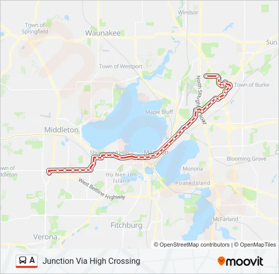 A Bus Line Map
