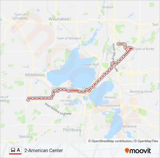 A Bus Line Map