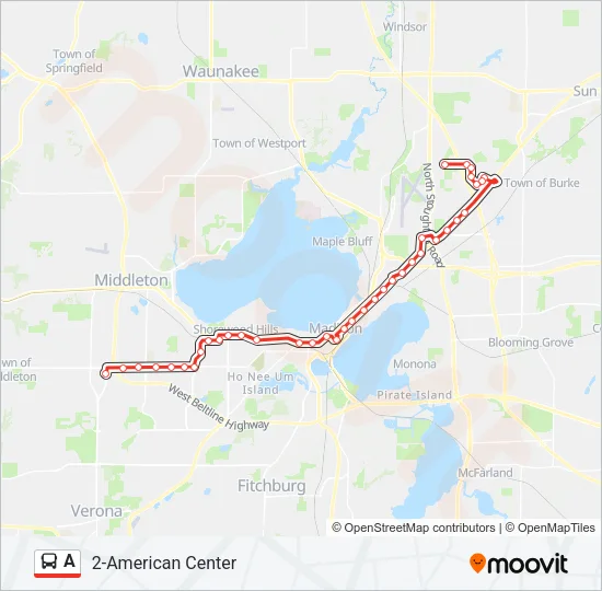 A Bus Line Map