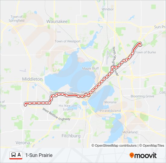 A Bus Line Map