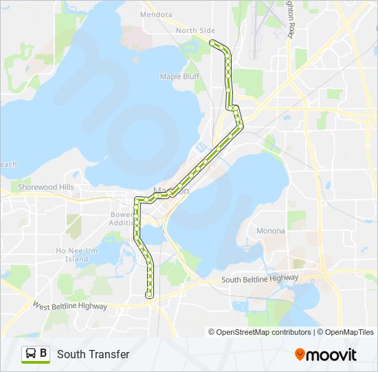 B bus Line Map