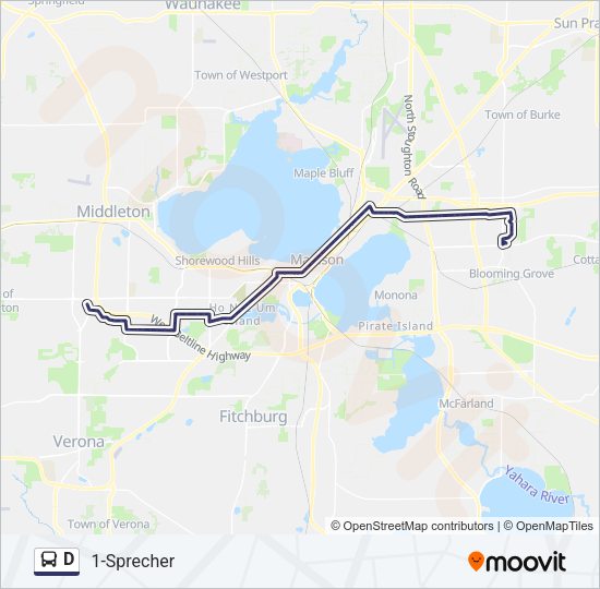 D Bus Line Map