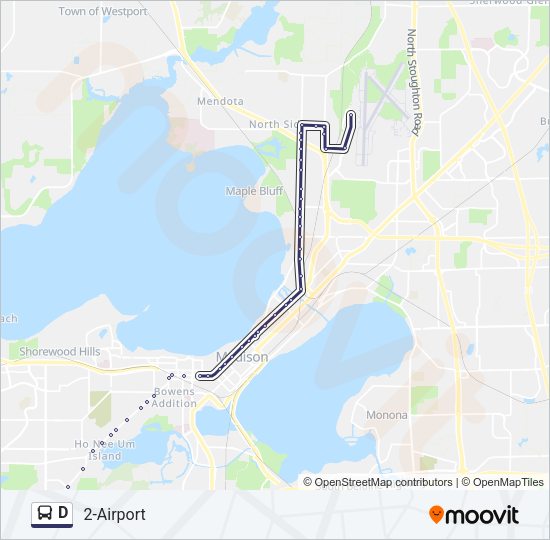 D Bus Line Map