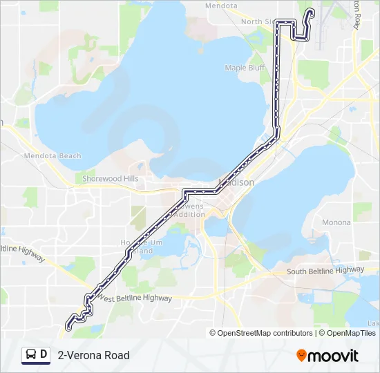 D Bus Line Map