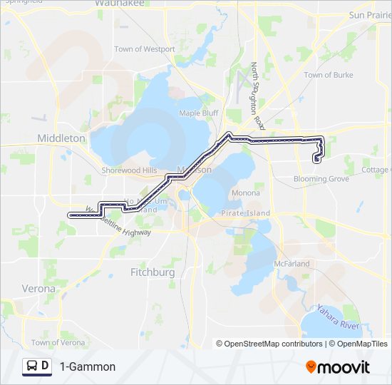 D Bus Line Map