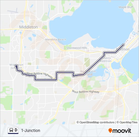 D Bus Line Map