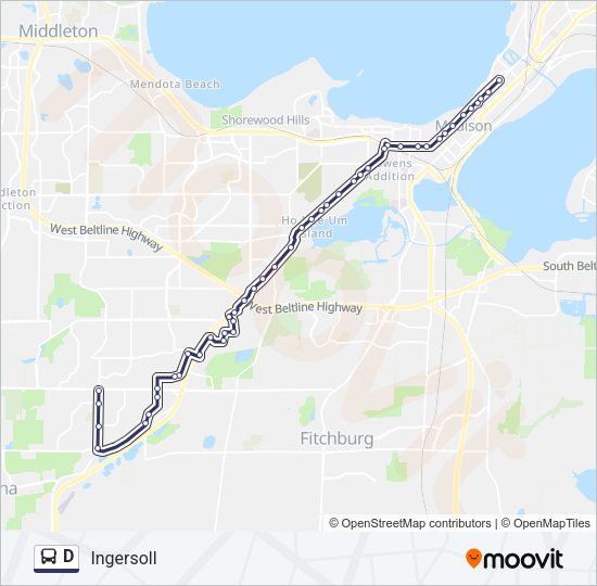 D Bus Line Map