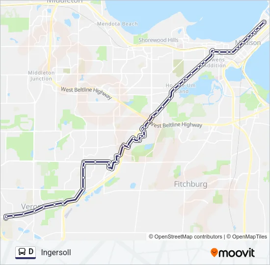 D Bus Line Map