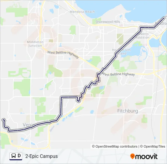 D Bus Line Map