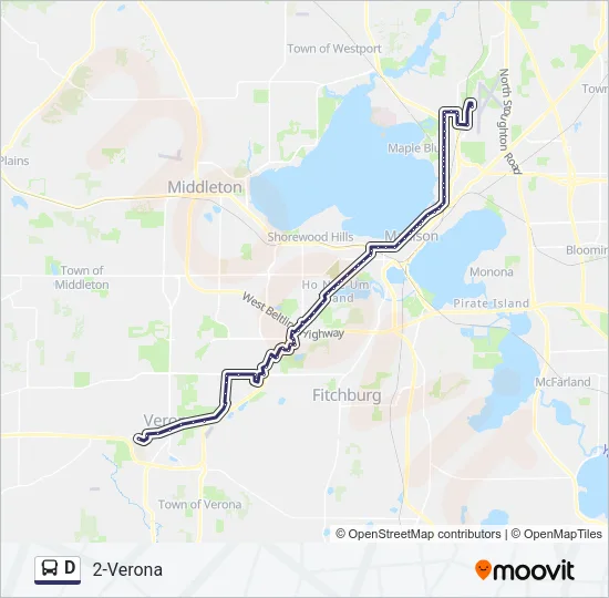 D Bus Line Map