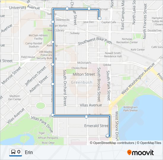 O bus Line Map