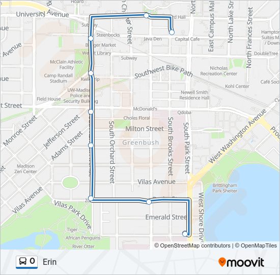 O Bus Line Map