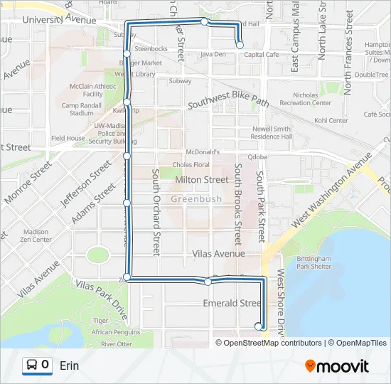 O Bus Line Map