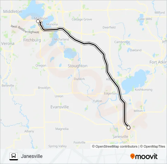 VAN GALDER Bus Line Map
