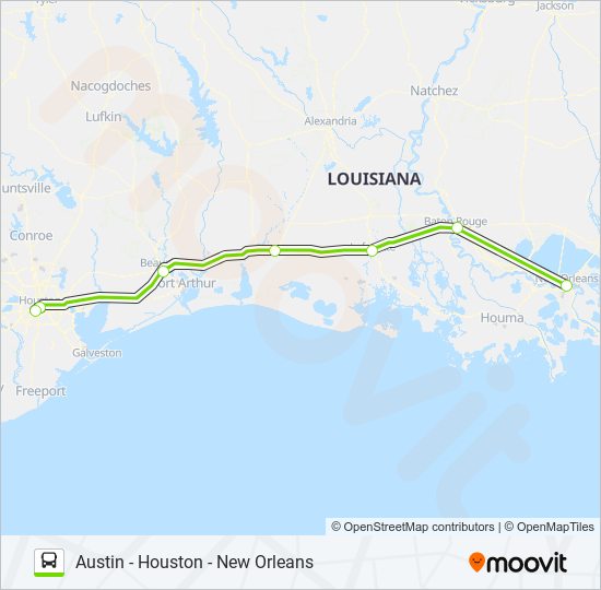 Mapa de FLIXBUS 2211 de autobús