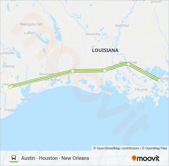FLIXBUS 2211 Bus Line Map