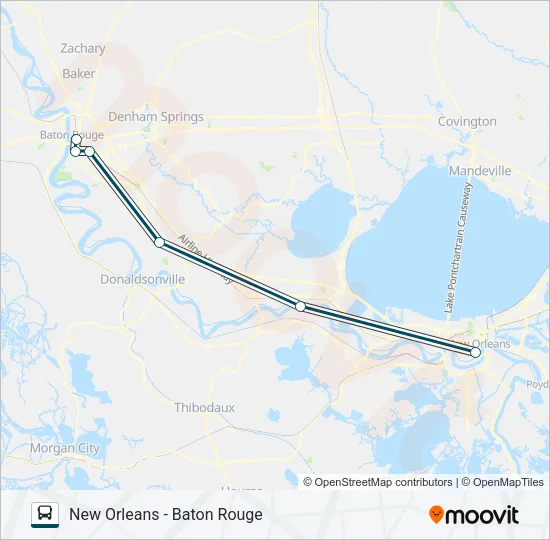 GREYHOUND US1172S Bus Line Map