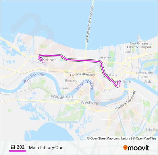 202 Bus Line Map