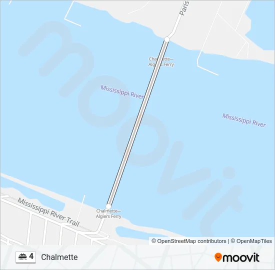 4 Ferry Line Map