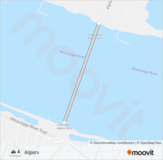 4 Ferry Line Map