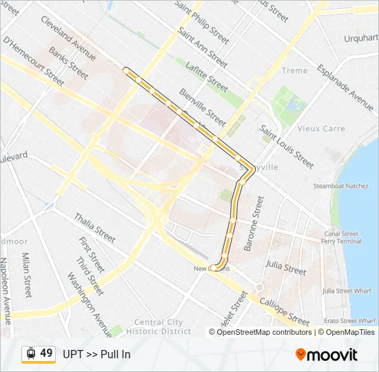 49 Streetcar Line Map